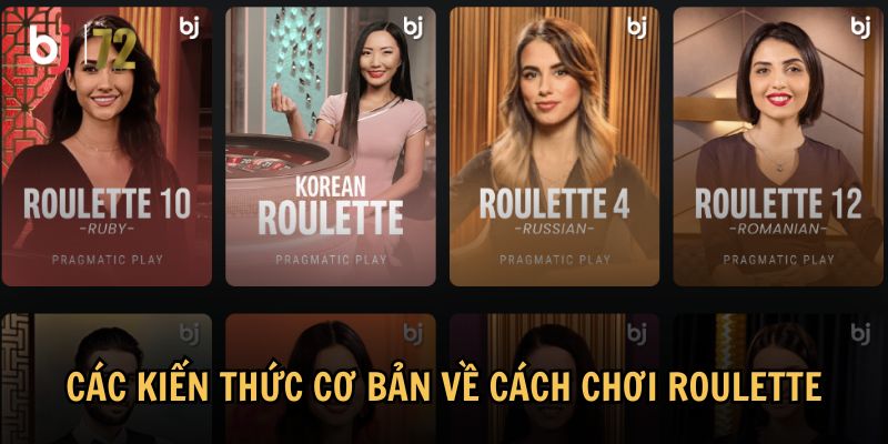 Các kiến thức cơ bản về cách chơi Roulette