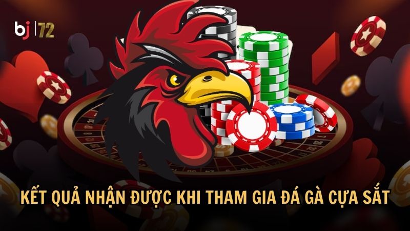 Kết quả nhận được khi tham gia đá gà cựa sắt