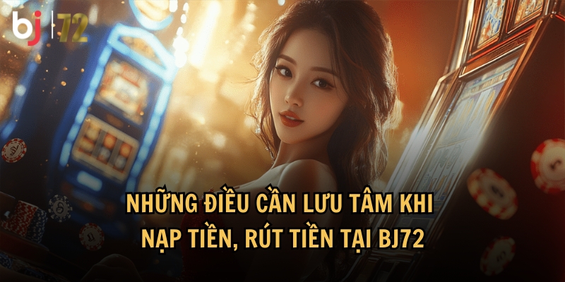 Khám phá những điều cần lưu ý khi nạp tiền, rút tiền tại BJ72